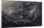 First Italian Campaign: Passage of the French artillery by Giuseppe Pietro Bagetti