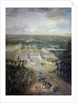 France, Versailles - Perspective view of the castle and gardens of Trianon by Anonymous