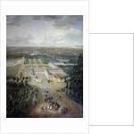 France, Versailles - Perspective view of the castle and gardens of Trianon by Anonymous