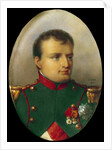 Napoleon I in the uniform of the chasseurs-a-cheval by Jean Baptiste Isabey