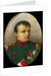 Napoleon I in the uniform of the chasseurs-a-cheval by Jean Baptiste Isabey