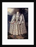 Portrait of the Queen Elizabeth Ier by Marcus Gheeraerts