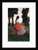 Young Lady Waiting for Something by Federico Zandomeneghi
