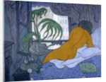The Blue Room or Nude wih Fan by Paul Ranson