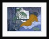 The Blue Room or Nude wih Fan by Paul Ranson