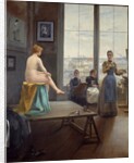 Studio with young Women by Paul Duthoit