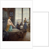 Studio with young Women by Paul Duthoit