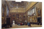 View of the "Grand Salon Carre in the Louvre" by Giuseppe Casti