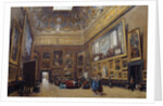 View of the "Grand Salon Carre in the Louvre" by Giuseppe Casti