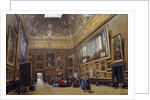 View of the "Grand Salon Carre in the Louvre" by Giuseppe Casti