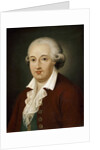 Portrait of Italian composer Domenico Cimarosa by Anonymous