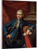 Portrait of german composer and harpist Philip Joseph Hinner by Angelo Crescimbeni