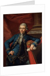 Portrait of german composer and harpist Philip Joseph Hinner by Angelo Crescimbeni