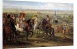 Louis XIV at the siege of Lille facing the Priory of Fives, 1667 by Adam Frans van der Meulen