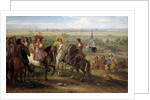 Louis XIV at the siege of Lille facing the Priory of Fives, 1667 by Adam Frans van der Meulen