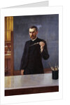 Portrait of Dr. Emile Roux by Albert Edelfelt