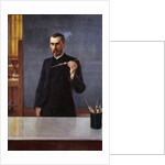 Portrait of Dr. Emile Roux by Albert Edelfelt