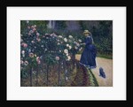 Roses in the Garden at Petit Gennevilliers by Gustave Caillebotte