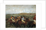 Gentlemen Race, before the departure by Edgar Degas