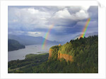 Double rainbow over Vista House by Anonymous