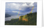 Double rainbow over Vista House by Anonymous