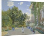 The artist's house at Argenteuil by Claude Monet