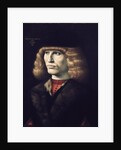 Rich young man wearing a fur by Giovanni Ambrogio de Predis
