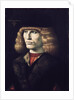 Rich young man wearing a fur by Giovanni Ambrogio de Predis