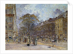 Boulevard des Italiens in Paris by Frederic Houbron