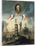 Revolutionary Allegory : Portrait of Jean Jacques Rousseau by Jeaurat de Bertry