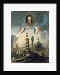 Revolutionary Allegory : Portrait of Jean Jacques Rousseau by Jeaurat de Bertry