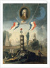 Revolutionary Allegory : Portrait of Jean Jacques Rousseau by Jeaurat de Bertry