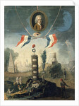 Revolutionary Allegory : Portrait of Jean Jacques Rousseau by Jeaurat de Bertry