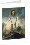 Revolutionary Allegory : Portrait of Jean Jacques Rousseau by Jeaurat de Bertry