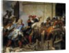 Valenciennes stormed by Louis XIV on 17/03/1677 by Jean Alaux