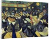 The dance hall in Arles by Vincent Van Gogh