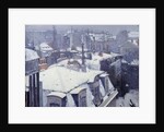 View of Roofs (with snow) in Paris by Gustave Caillebotte