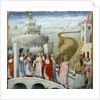 Procession of Pope Gregory I the Great at the castle of St. Angelo by Giovanni di Paolo