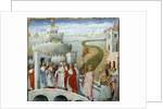 Procession of Pope Gregory I the Great at the castle of St. Angelo by Giovanni di Paolo