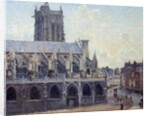 The church Saint Jacques in Dieppe by Camille Pissarro