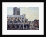 The church Saint Jacques in Dieppe by Camille Pissarro