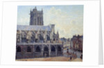 The church Saint Jacques in Dieppe by Camille Pissarro
