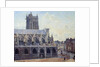 The church Saint Jacques in Dieppe by Camille Pissarro