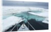 Expedition Boat and Sea Ice, Hudson Bay, Nunavut, Canada by Anonymous