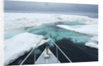 Expedition Boat and Sea Ice, Hudson Bay, Nunavut, Canada by Anonymous