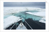 Expedition Boat and Sea Ice, Hudson Bay, Nunavut, Canada by Anonymous