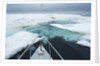 Expedition Boat and Sea Ice, Hudson Bay, Nunavut, Canada by Anonymous