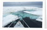Expedition Boat and Sea Ice, Hudson Bay, Nunavut, Canada by Anonymous