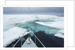 Expedition Boat and Sea Ice, Hudson Bay, Nunavut, Canada by Anonymous