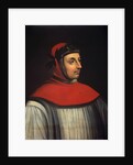 Portrait of Francesco Petrarch by unknown french artist by Anonymous
